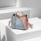New Luxury Fashionable Large Capacity Color Contrast Shoulder Bag tioandtiashop