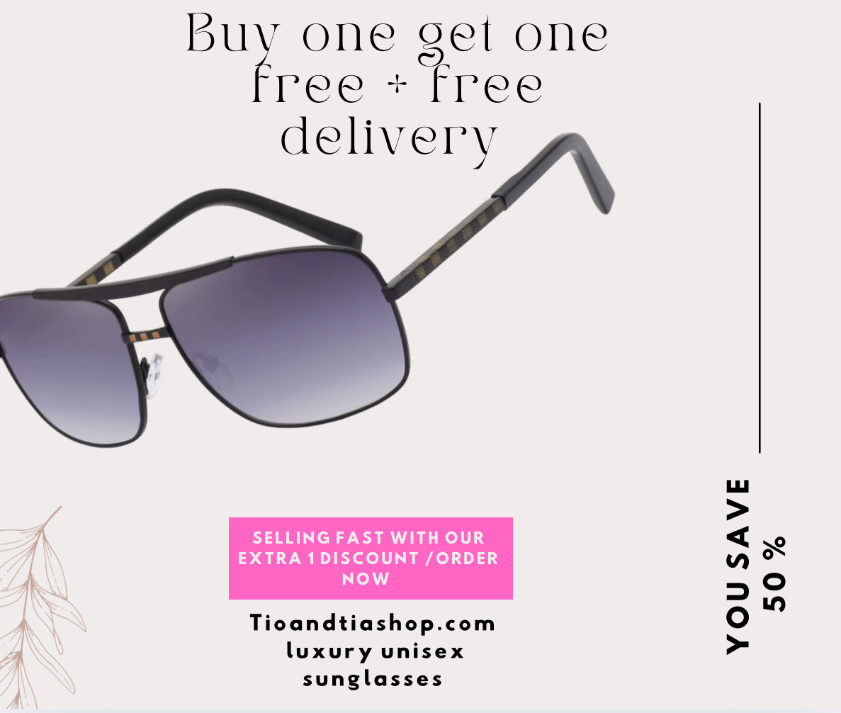 🔥 New 2026 Fashion Designer Metal Double Bridge
Square Frame UV400 Shades, SunGlasses for men and women eye shade
