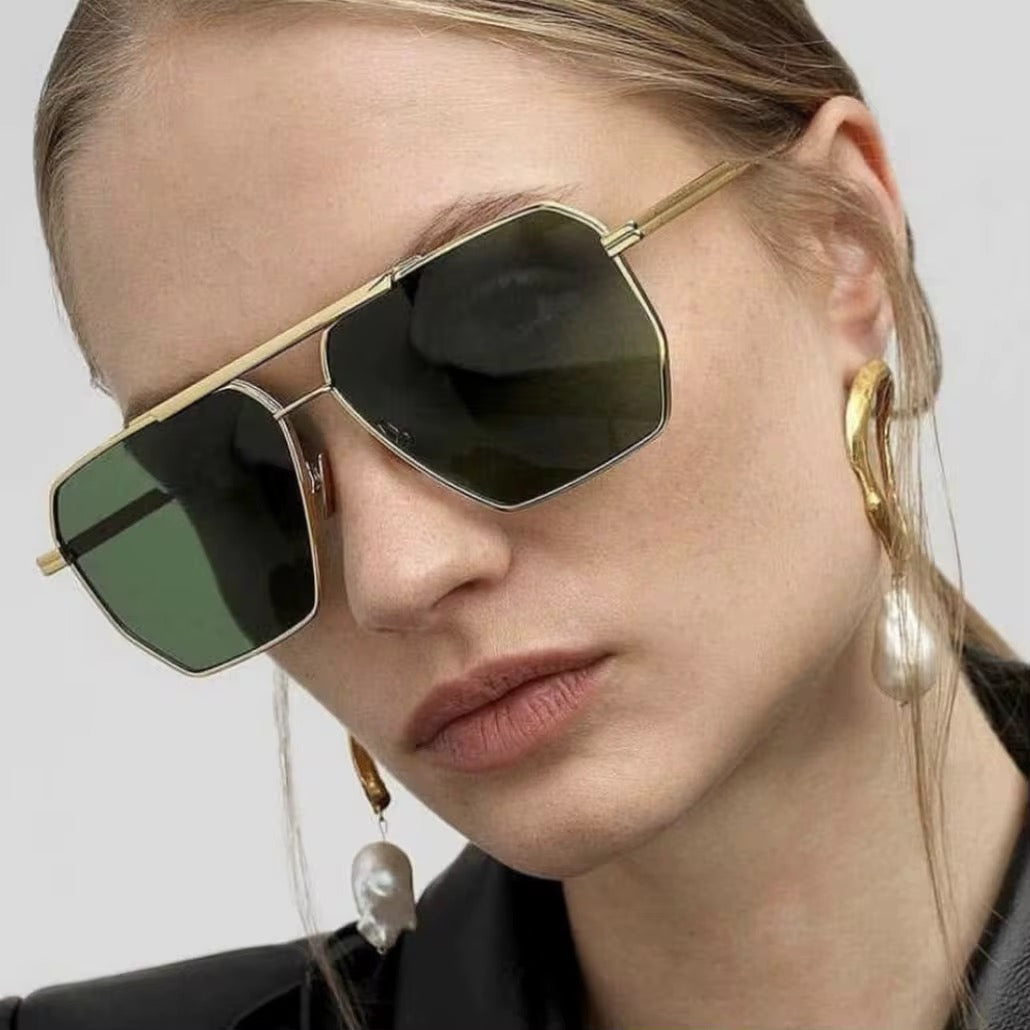 🔥 Get Our New 2026 Metal Sunglasses, Personality Polygon Sunglasses, Outdoor Trend for Men and Women eye Shade (unisex)