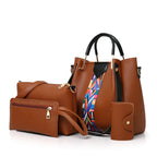 New pre-published 4 Piece Large Capacity Tote Shoulder Bag Set tioandtiashop