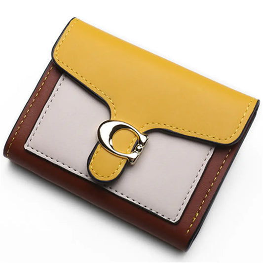 Luxury Women's Mini Coin Purse - Cute Short Wallet Design