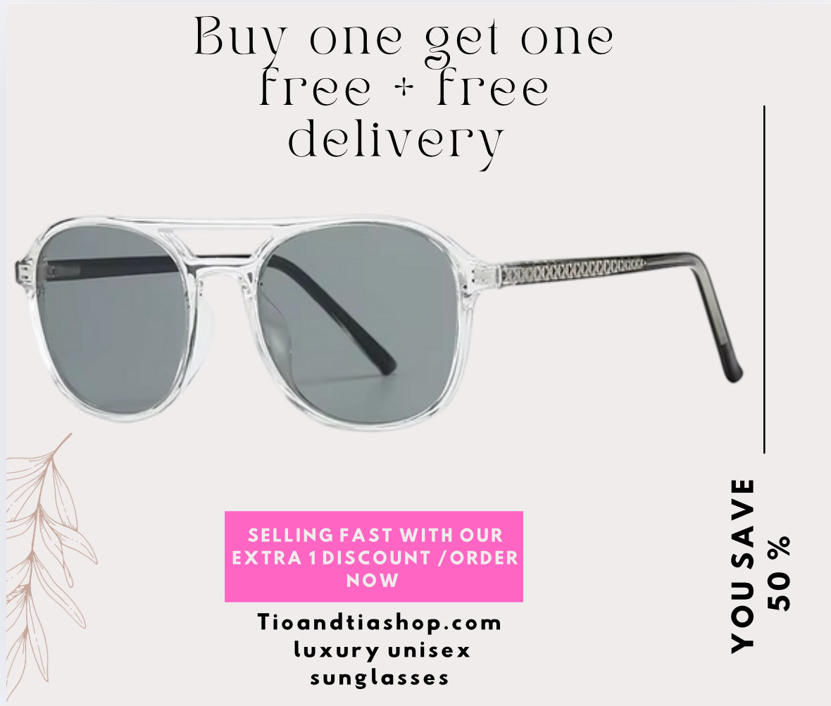🔥 Get Our 2026 New Retro Polarized Sunglasses for men and women (Unisex) 10050
Charm Square UV400 Sunglasses (perfect unisex sized)