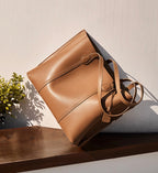 Tia Women's Leather Large Capacity Tote Bag tioandtiashop