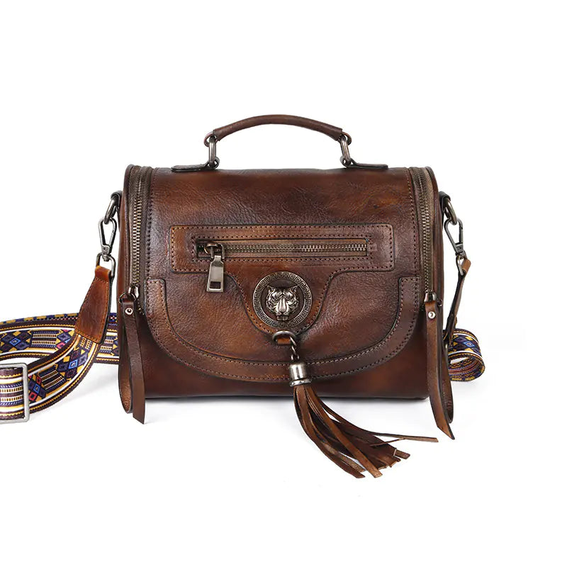 🔥 2026 Top tier Luxury, Genuine Leather Women's Crossbody Handbag - Handmade