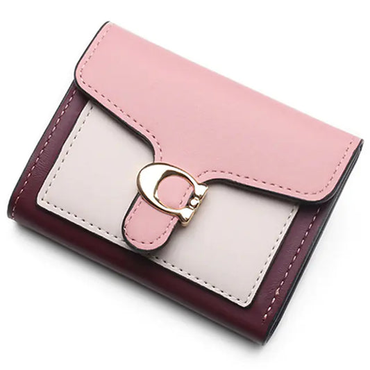 Luxury Women's Mini Coin Purse - Cute Short Wallet Design