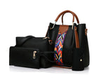 New pre-published 4 Piece Large Capacity Tote Shoulder Bag Set tioandtiashop