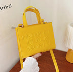 New trendy embossed Women's Simple Tote Bag tioandtiashop