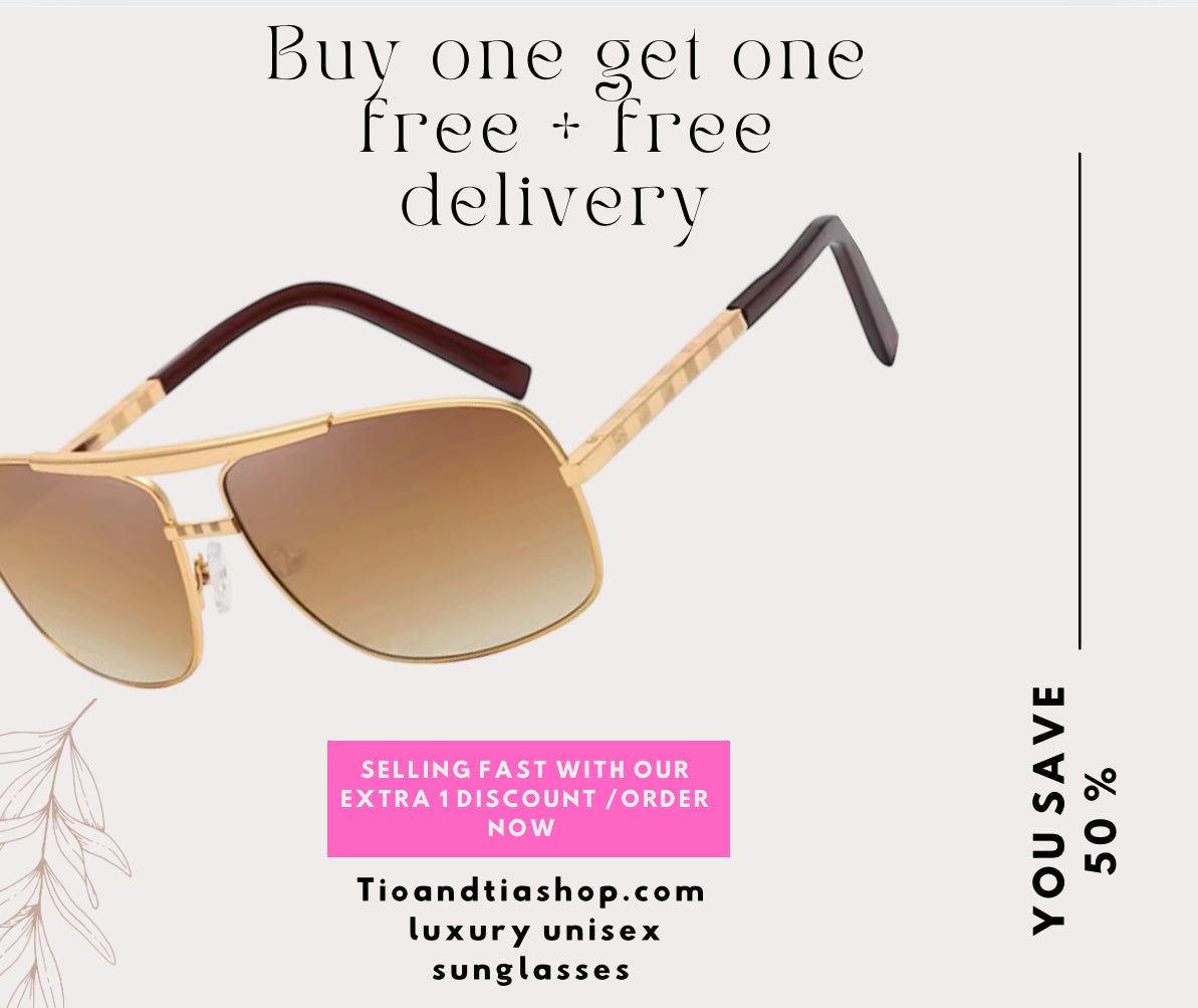 🔥 New 2026 Fashion Designer Metal Double Bridge
Square Frame UV400 Shades, SunGlasses for men and women eye shade