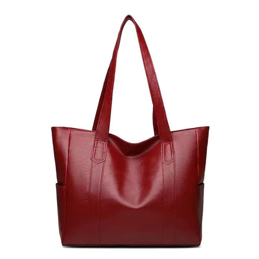 2025 Women's Large Capacity Tote Bag - Soft Leather