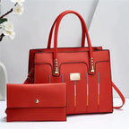 Elegant Women's Embroidered Tote and Crossbody Bag Set tioandtiashop