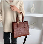 New Stone Pattern Tote Bag for Women tioandtiashop