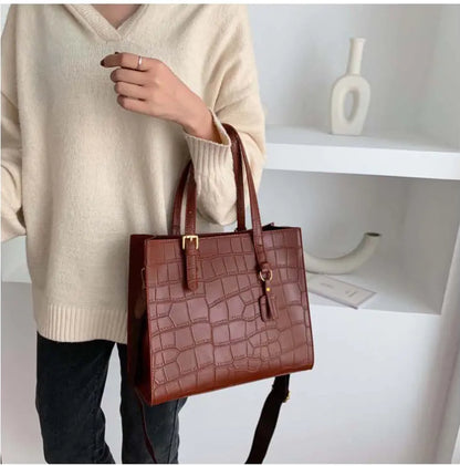 Fashionable Stone Pattern Tote Bag for Women