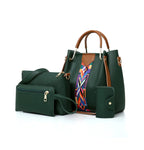 New pre-published 4 Piece Large Capacity Tote Shoulder Bag Set tioandtiashop