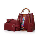 New pre-published 4 Piece Large Capacity Tote Shoulder Bag Set tioandtiashop
