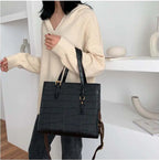 New Stone Pattern Tote Bag for Women tioandtiashop