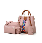 New pre-published 4 Piece Large Capacity Tote Shoulder Bag Set tioandtiashop