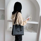 New Stone Pattern Tote Bag for Women tioandtiashop