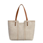 Women's Retro Tote Bag Large Capacity Commuter Handbag tioandtiashop