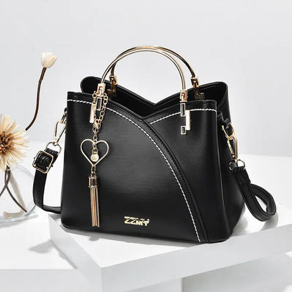 🔥 New 2025 Luxury Fashionable Large-Capacity Color Contrast Shoulder Bag