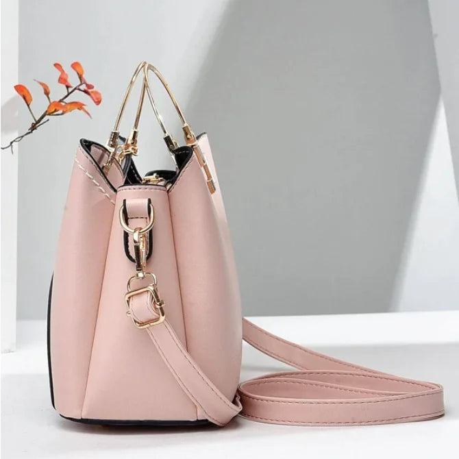 🔥 New 2025 Luxury Fashionable Large-Capacity Color Contrast Shoulder Bag