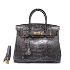 New Genuine Leather Crocodile Pattern, Shoulder Tote Bag tioandtiashop