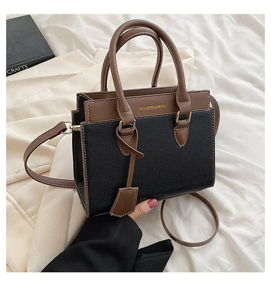 ⭐️ New designed Women's Color Block Tote Bag - Large Capacity
