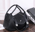 New released Large Capacity Genuine Leather Women's Tote Bag tioandtiashop