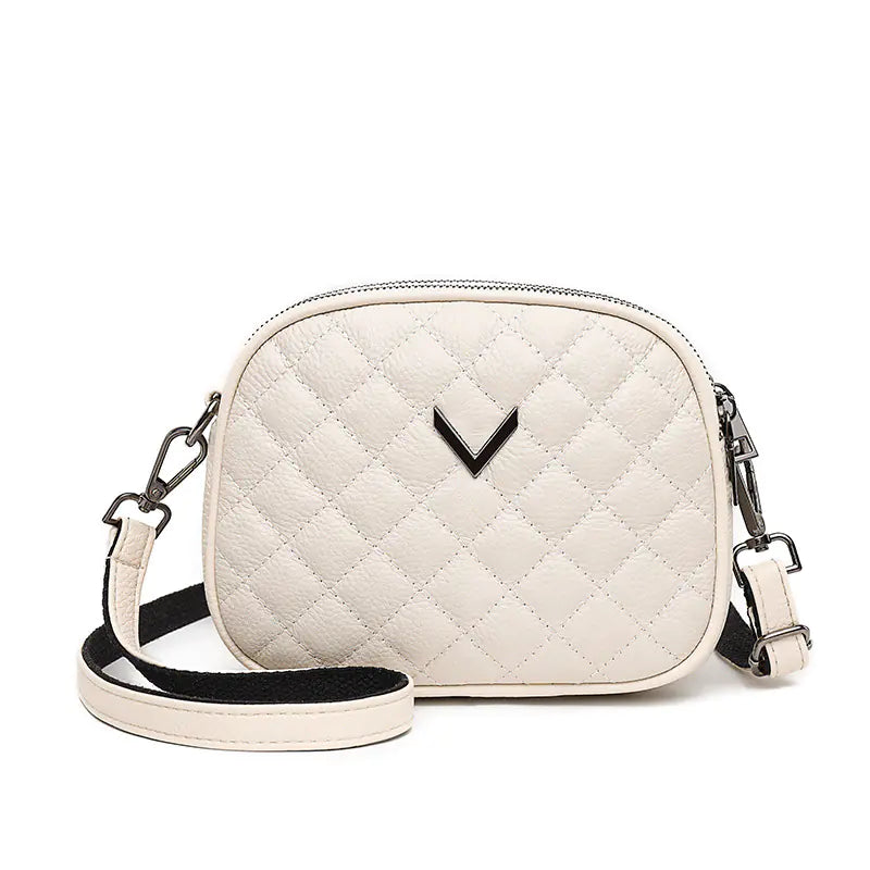 🔥 2025 Fashionable Genuine Leather Round Shoulder Bag