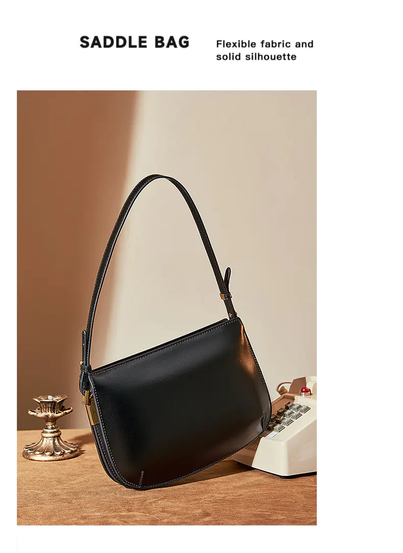 New 2026 RacheBella Vintage Crocodile Pattern Shoulder Bag