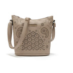 New released luxury Women's Crossbody Bucket Bag, Fashion mid Large Capacity tioandtiashop