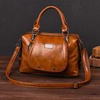 Luxury Fashionable Women's Shoulder Crossbody Bag, Vintage Leather. tioandtiashop