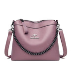 New Stylish Minimalist Bucket Bag, mid Large Capacity Shoulder Bag tioandtiashop