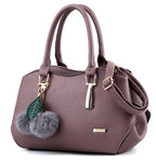 New pre-published luxury Fashion, Women Trendy Hanging Pom Pom Tote Bag. tioandtiashop