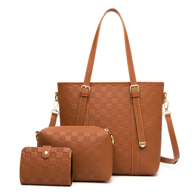 🔥 New 2025 Fashionable Women's Three-Piece Shoulder Bag Set