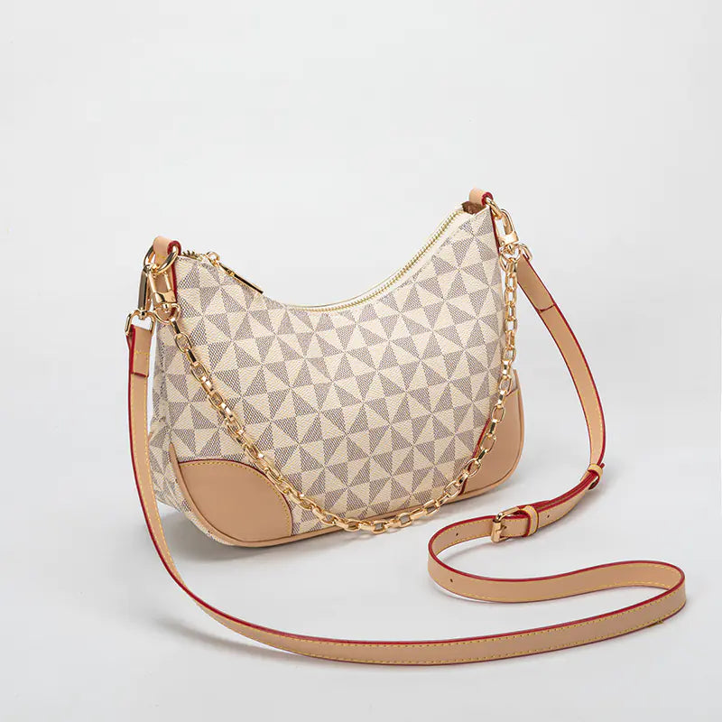 🔥 New 2026 Fashionable Women's Printed Chain Shoulder Bag