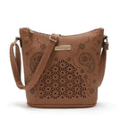 New released luxury Women's Crossbody Bucket Bag, Fashion mid Large Capacity tioandtiashop