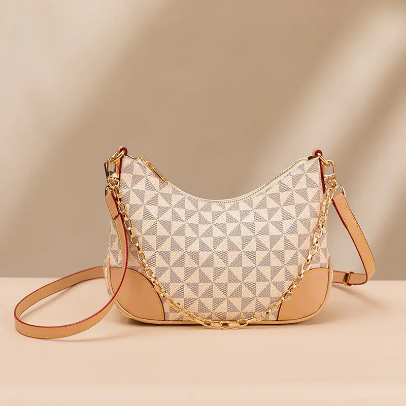 🔥 New 2026 Fashionable Women's Printed Chain Shoulder Bag