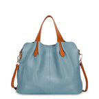 Genuine Leather Women's Shoulder Crossbody Tote Bag tioandtiashop