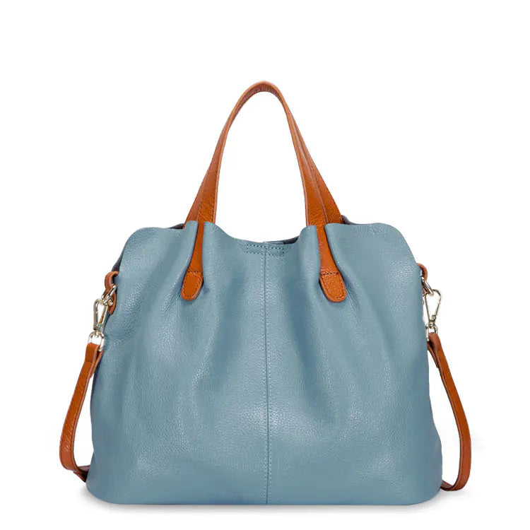 👜 Genuine Leather Women's Shoulder Crossbody Tote Bag