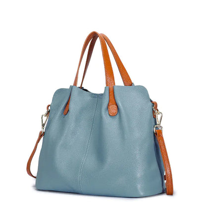👜 Genuine Leather Women's Shoulder Crossbody Tote Bag
