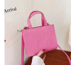 New trendy embossed Women's Simple Tote Bag tioandtiashop
