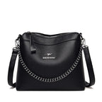 New Stylish Minimalist Bucket Bag, mid Large Capacity Shoulder Bag tioandtiashop