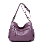 New launched Fashionable Women's Soft Leather Shoulder Bag for Moms and girls tioandtiashop