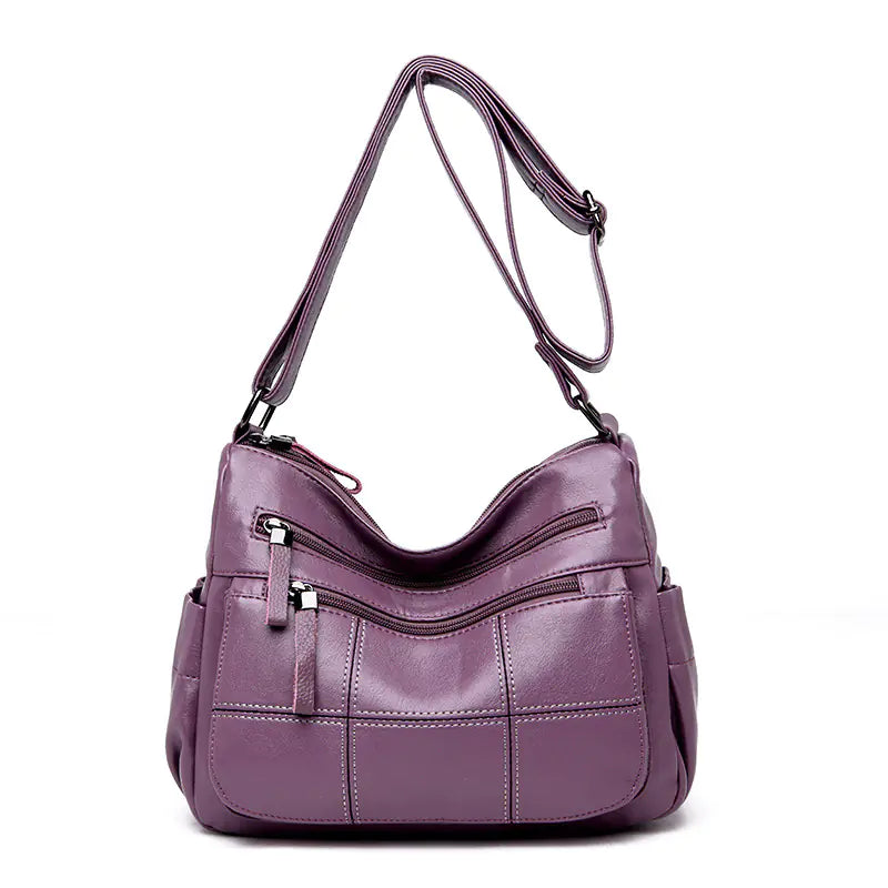 🔥 New launched Fashionable Women's Soft Leather Shoulder Bag for Moms and girls