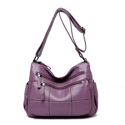 🔥 New launched Fashionable Women's Soft Leather Shoulder Bag for Moms and girls