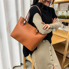 New Women's Large Capacity Tote and Shoulder Bag tioandtiashop