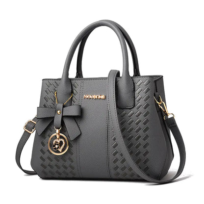 🔥 New 2025 Embroidered Bow Handbag - Casual Shoulder Tote Bag