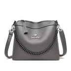 New Stylish Minimalist Bucket Bag, mid Large Capacity Shoulder Bag tioandtiashop