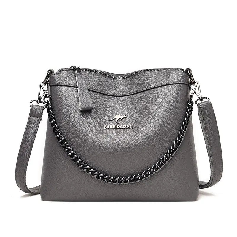 2026 Stylish Minimalist Bucket Bag - mid-Large Capacity Shoulder Bag