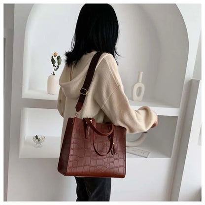 Fashionable Stone Pattern Tote Bag for Women